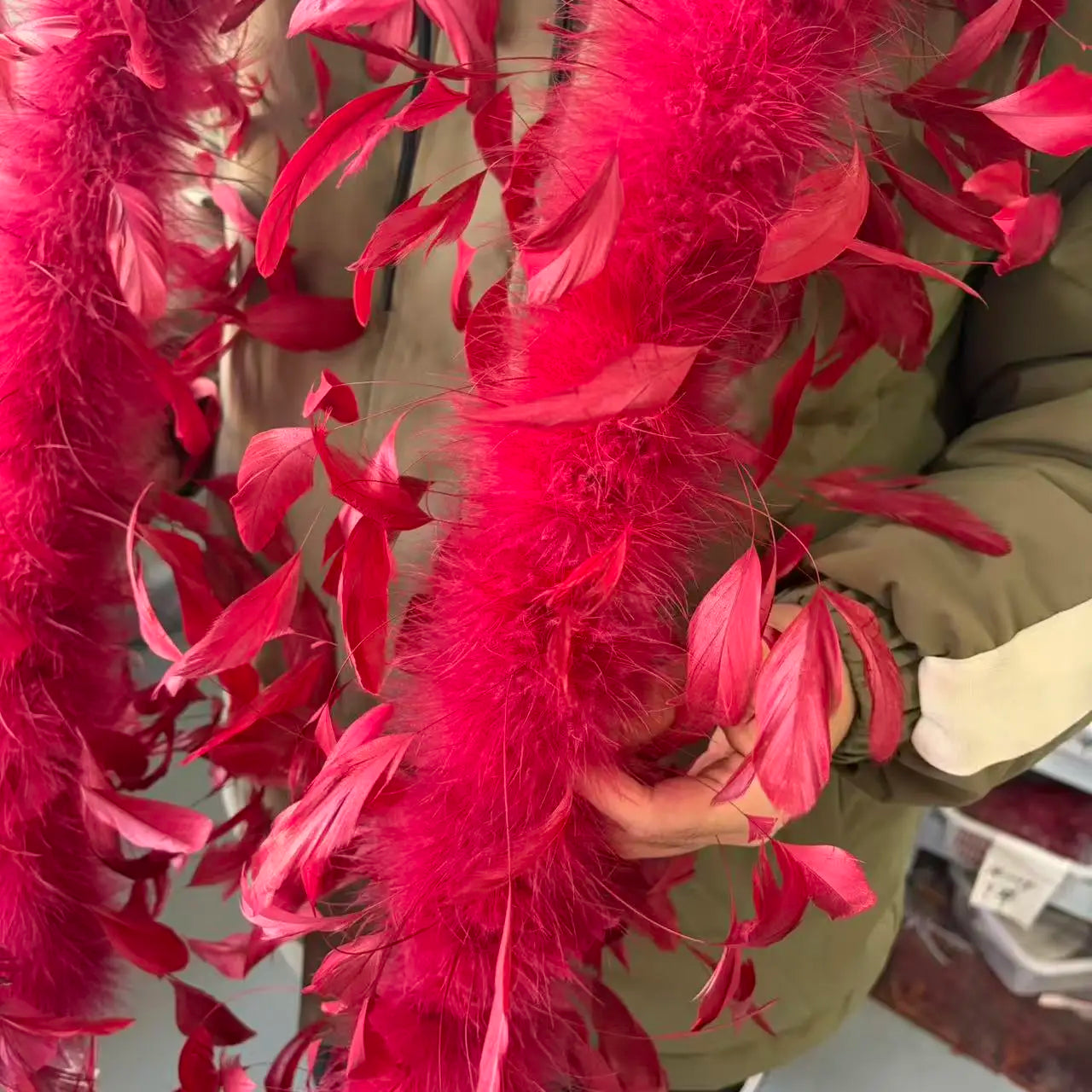 Fluffy Marabou Turkey Feather Boa (50g)