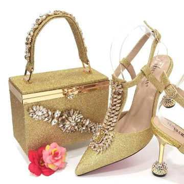 High Quality Ladies Shoes and Bag Set