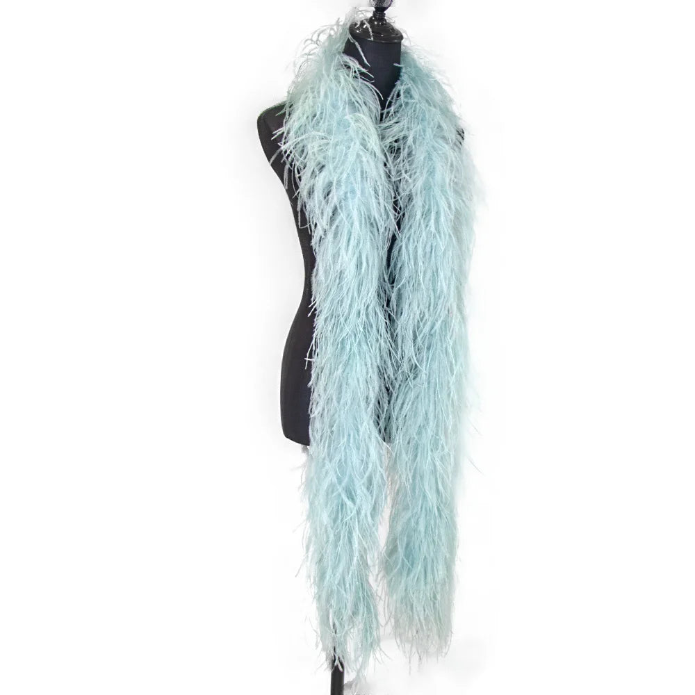 6-Ply Fluffy Ostrich Feather Scarf Boa