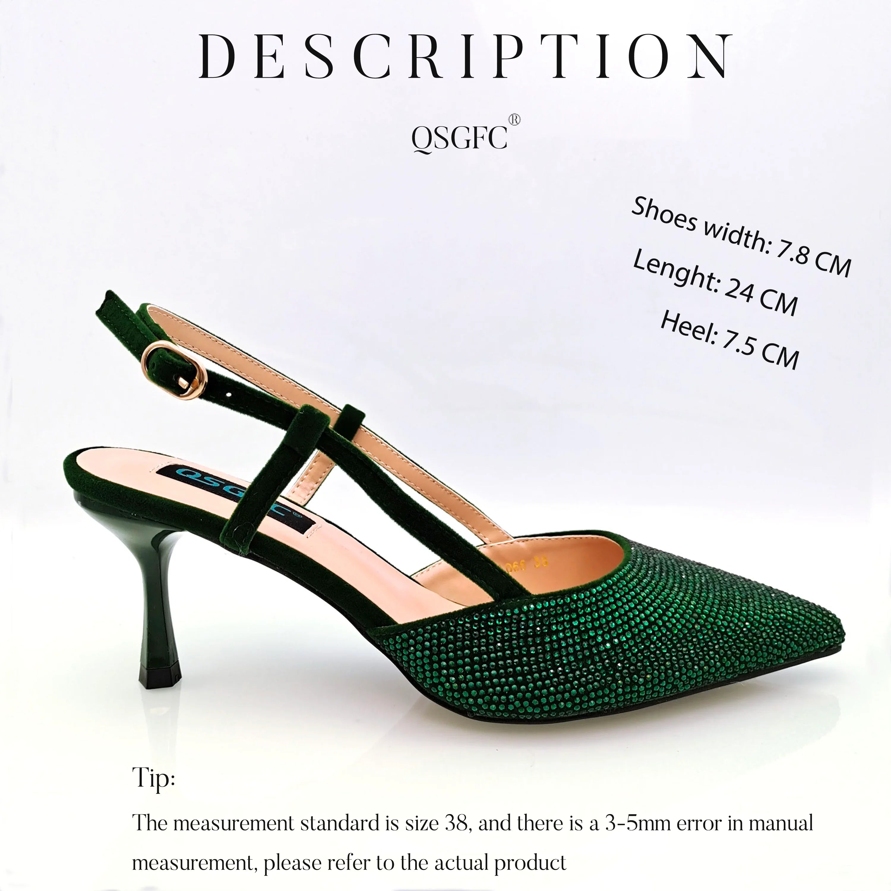 Shoulder Bag and Strap High Heels Set