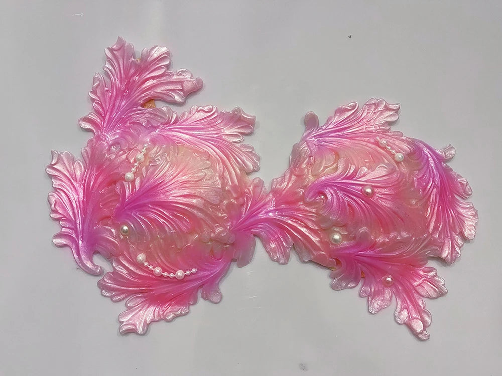 Realistic Silicone Mermaid Seashell Bra Strapless Underwater Photoshoot Costume Top