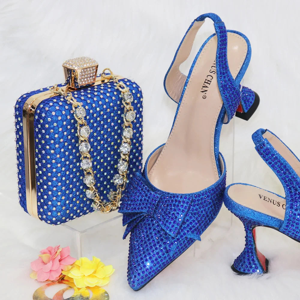 Versatile Party Shoes And Bag Set