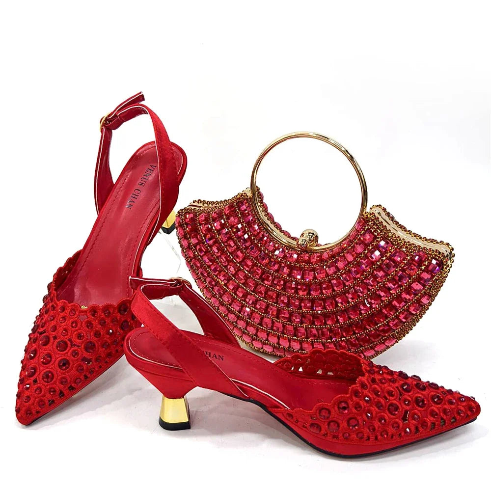 Luxury Shoes and Bag Set