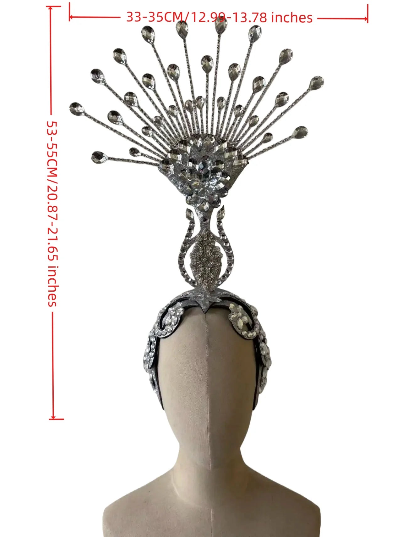 The Stardust Aurora – Premium Feathered Samba Carnival Headdress