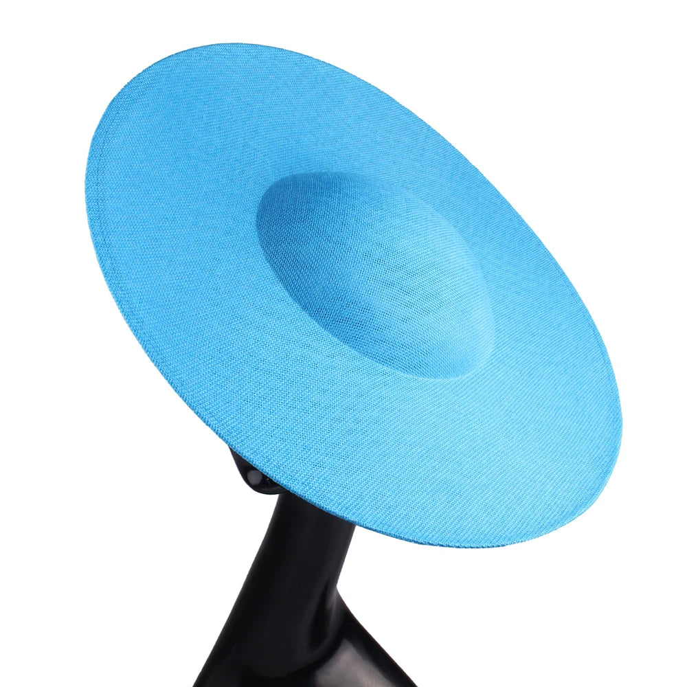 40cm Large Round Sinamay Fascinator Base DIY Millinery Derby Hat Headpiece Mold