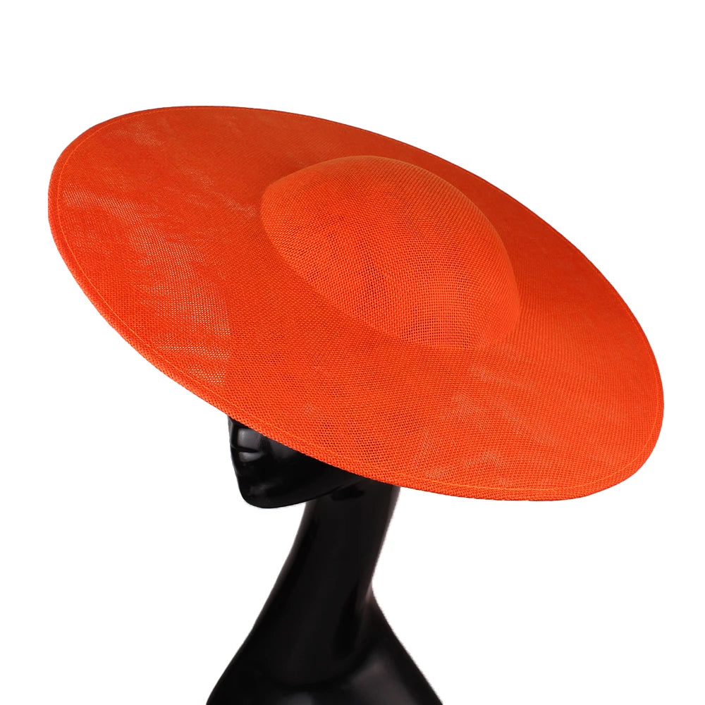 40cm Large Round Sinamay Fascinator Base DIY Millinery Derby Hat Headpiece Mold