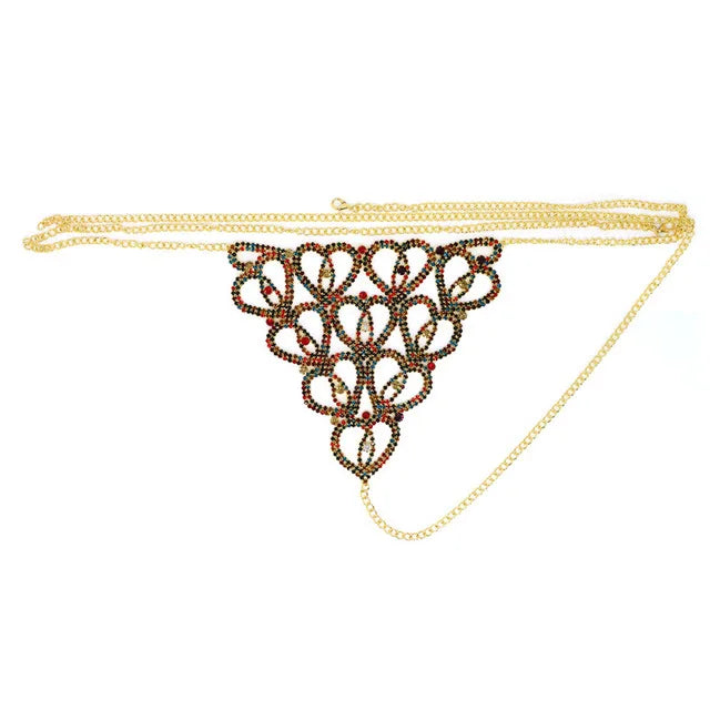 Crystal Thong Body Chain