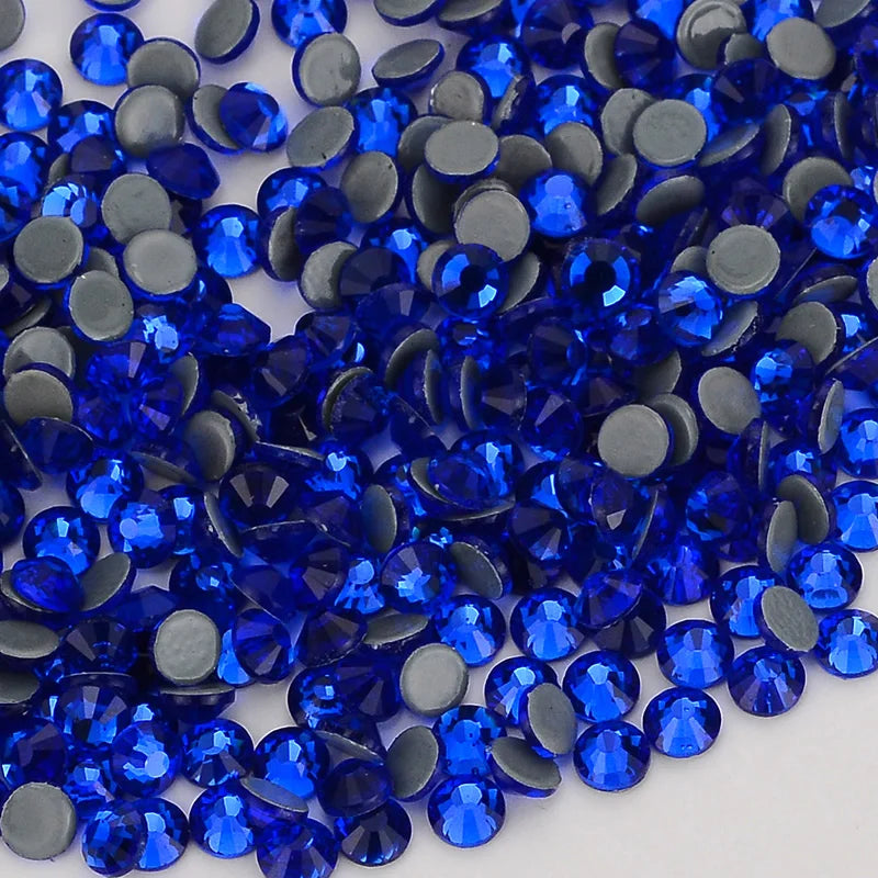 Glass Crystal Hot-Fix Rhinestones Flatback Strass Stones SS6-SS30 Bulk Pack