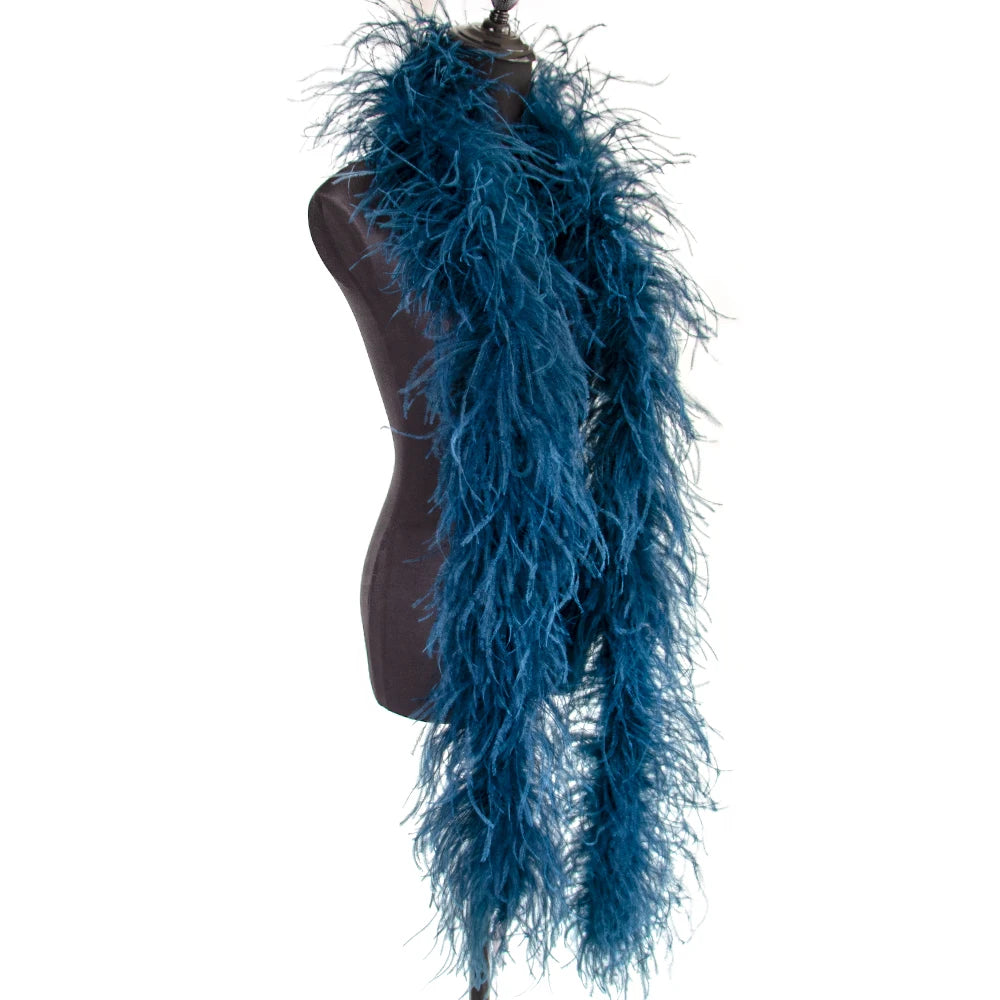 6-Ply Fluffy Ostrich Feather Scarf Boa