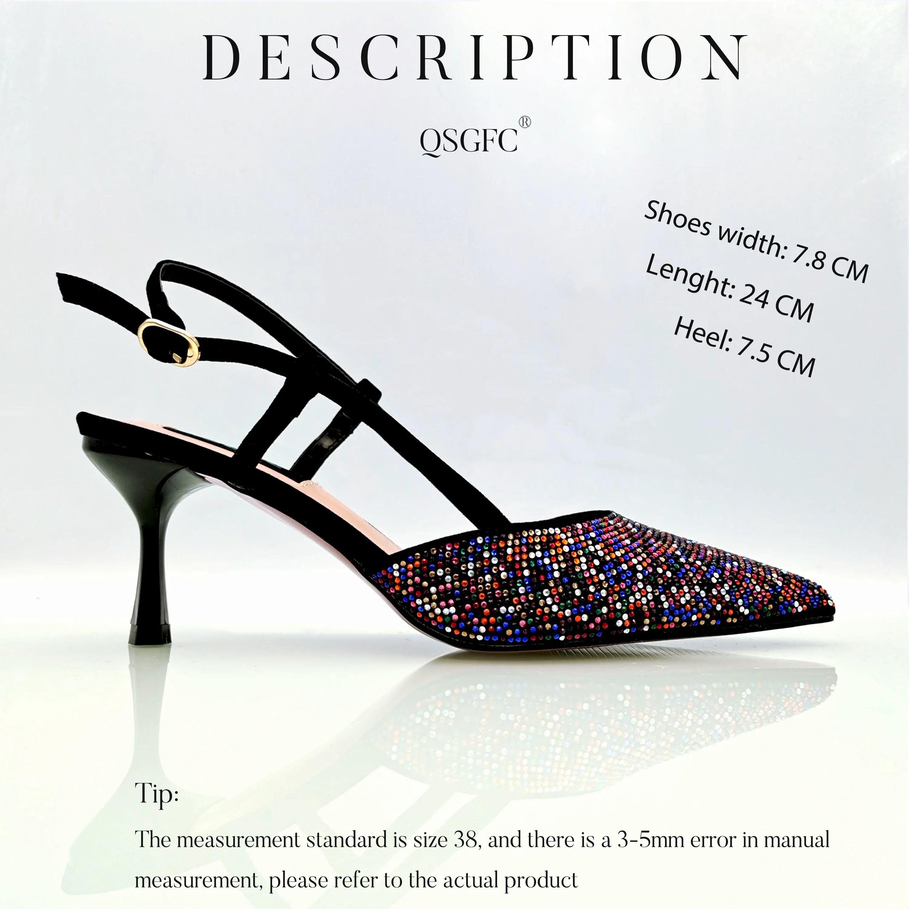 Shoulder Bag and Strap High Heels Set