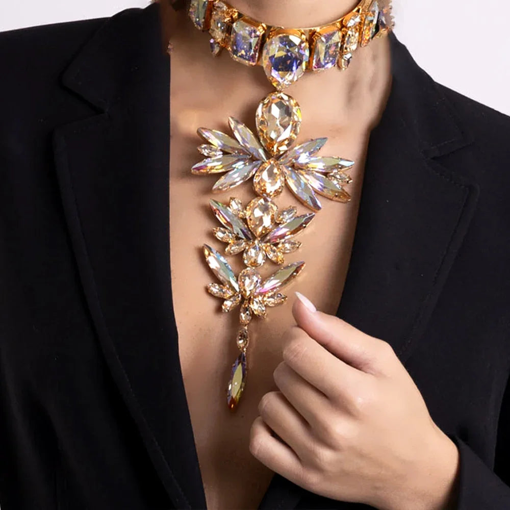 Long Pendant Exaggerate Choker