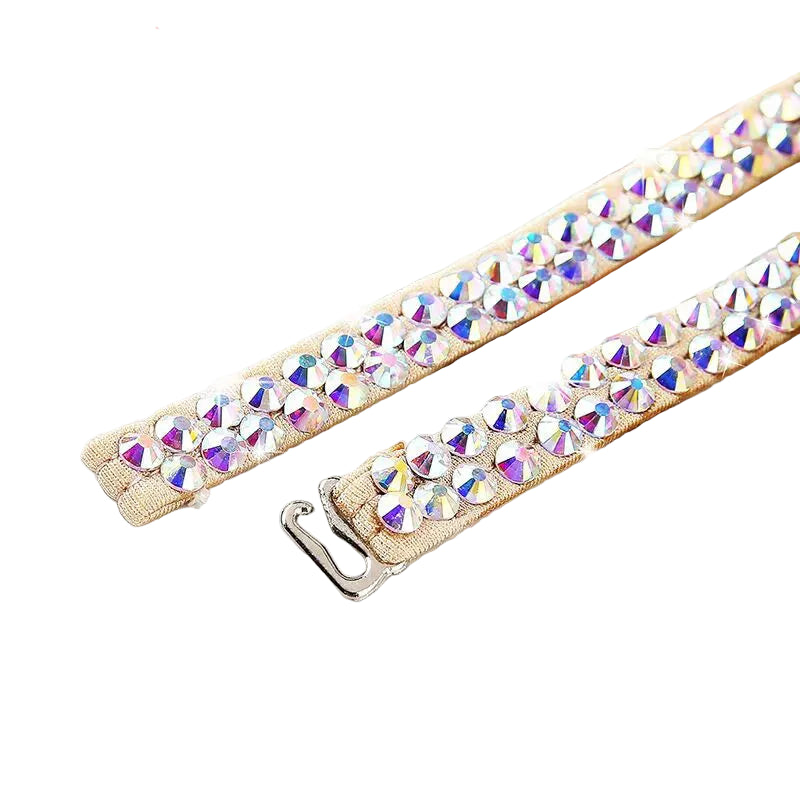 Sparkly Colorful Rhinestone Waist Chain Belt Belly Dance Body Jewelry