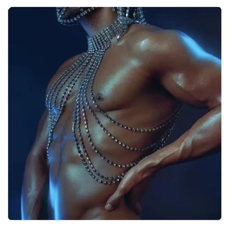 Crystal Chest & Bra Body Chain