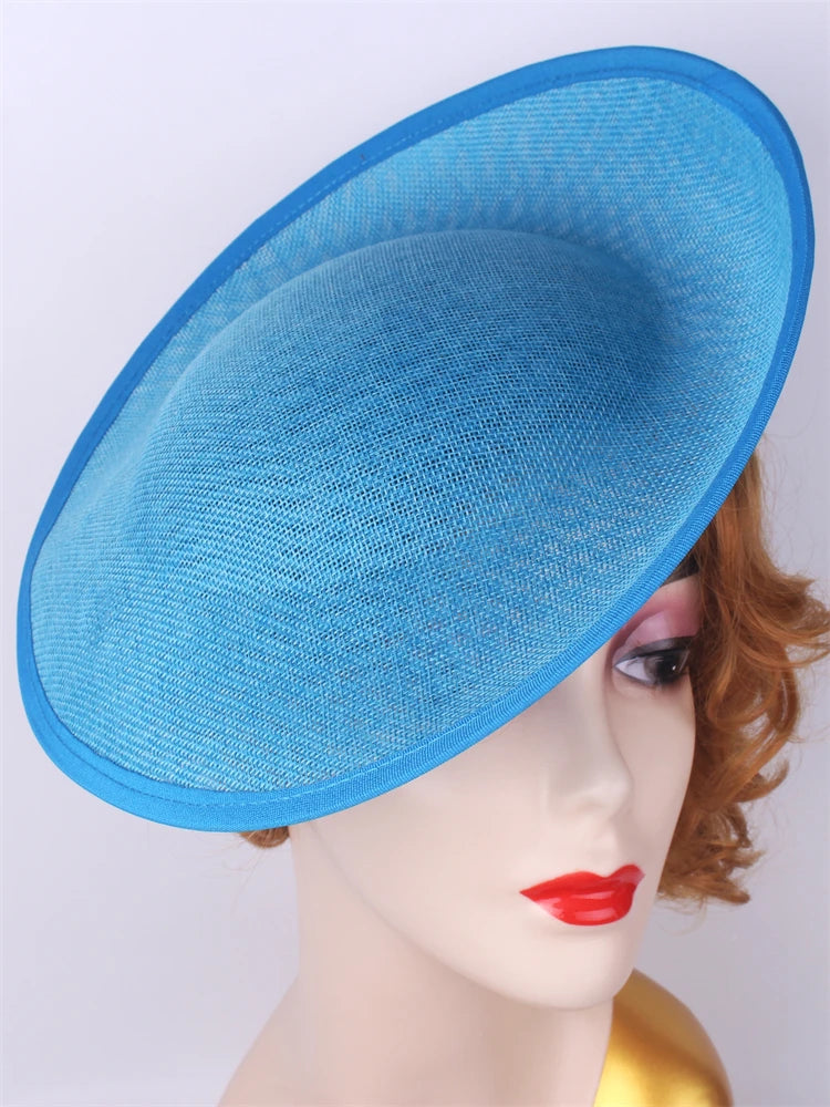 30cm Round Sinamay Fascinator Base DIY Millinery Headpiece Hat Making Blank