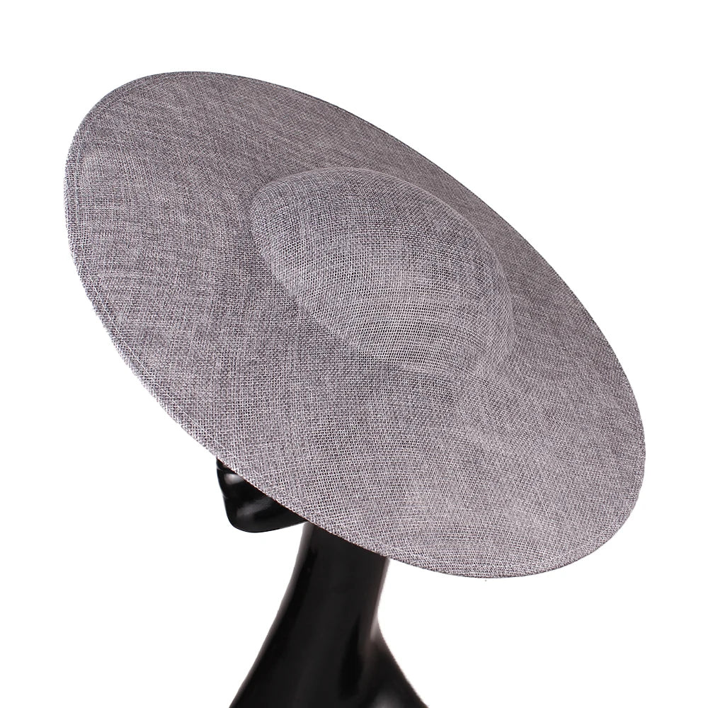 40cm Large Round Sinamay Fascinator Base DIY Millinery Derby Hat Headpiece Mold