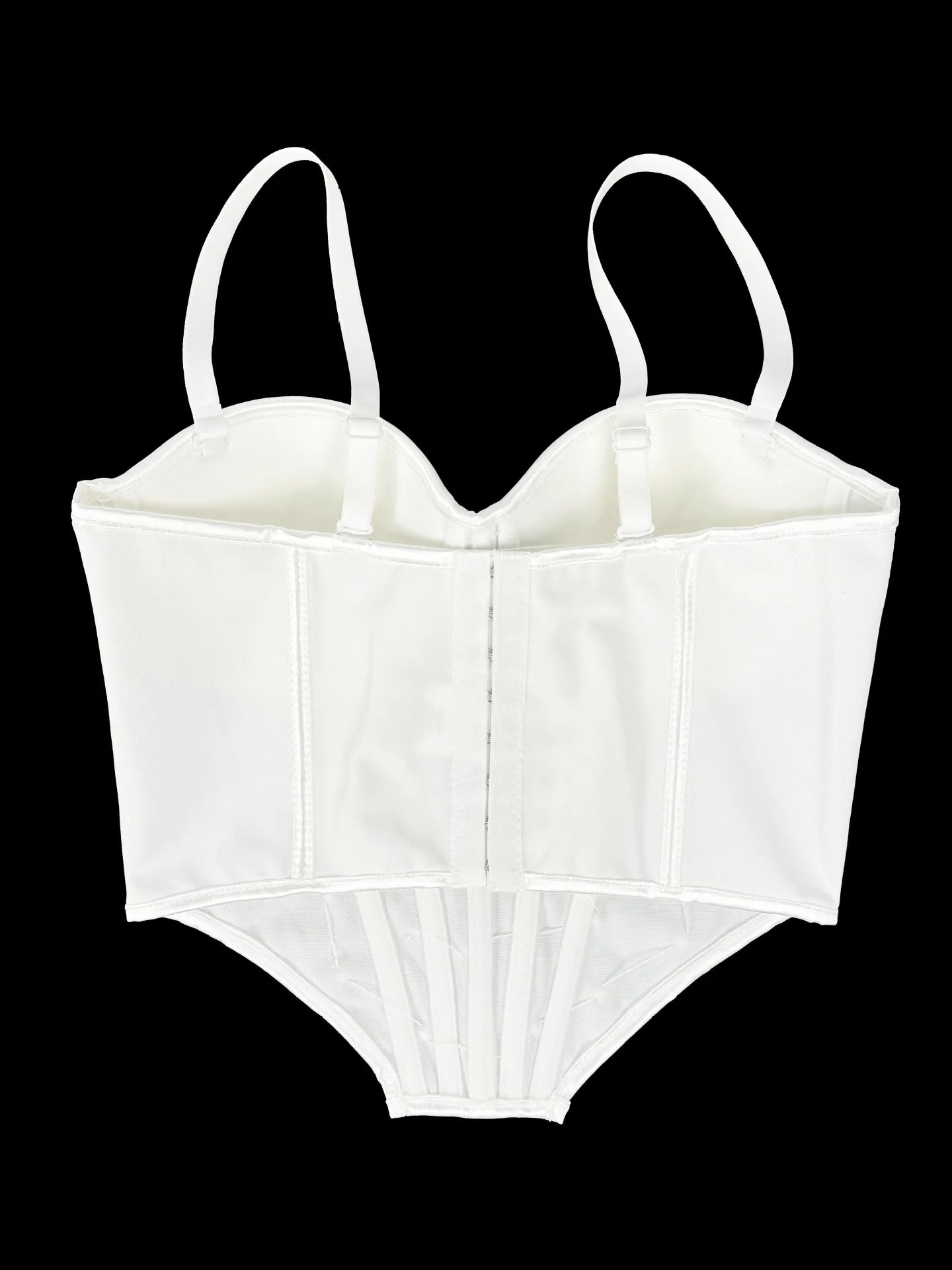 Pearl & Sequin Embroidered Floral Bustier Corset Top Asymmetric Camisole Bralette