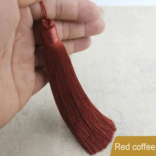 12cm Polyester Silk Tassel Fringe Trim DIY Sewing Accessories