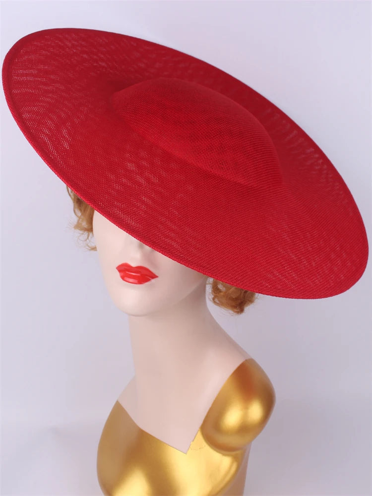 40cm Large Round Sinamay Fascinator Base DIY Millinery Derby Hat Headpiece Mold