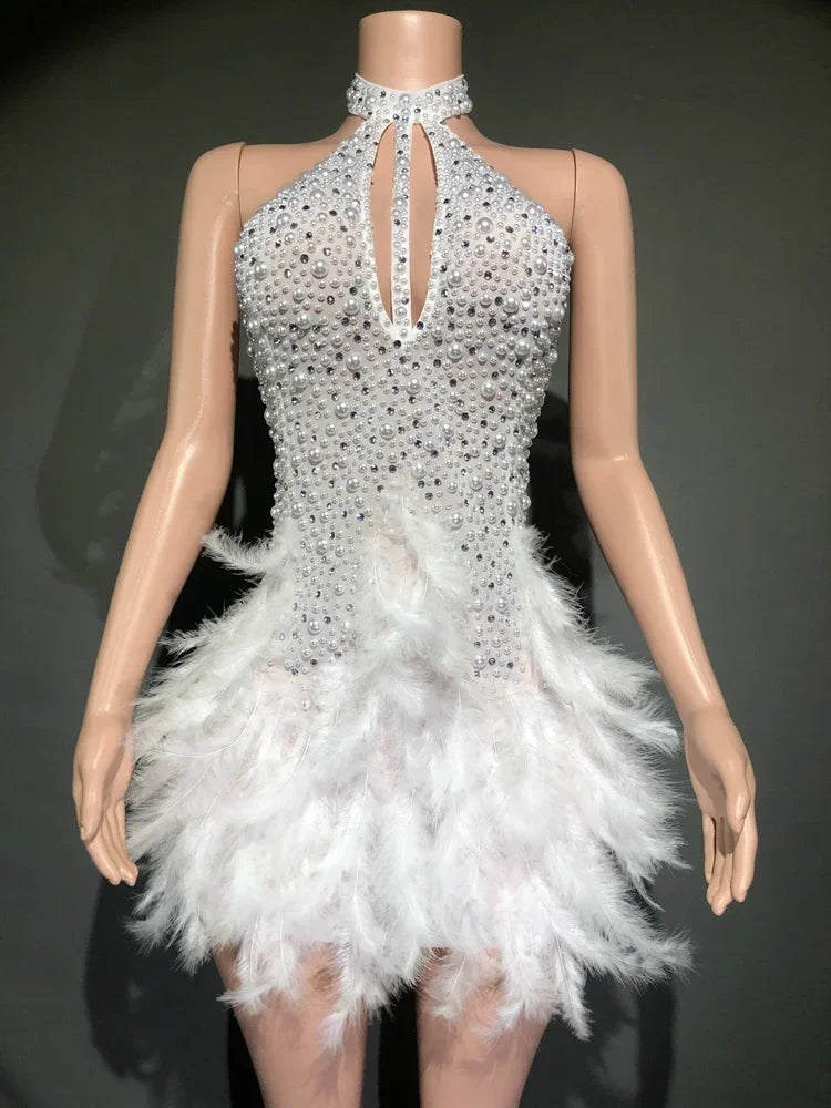 Women's Showgirl Stage Wear Costume | Performance Outfit