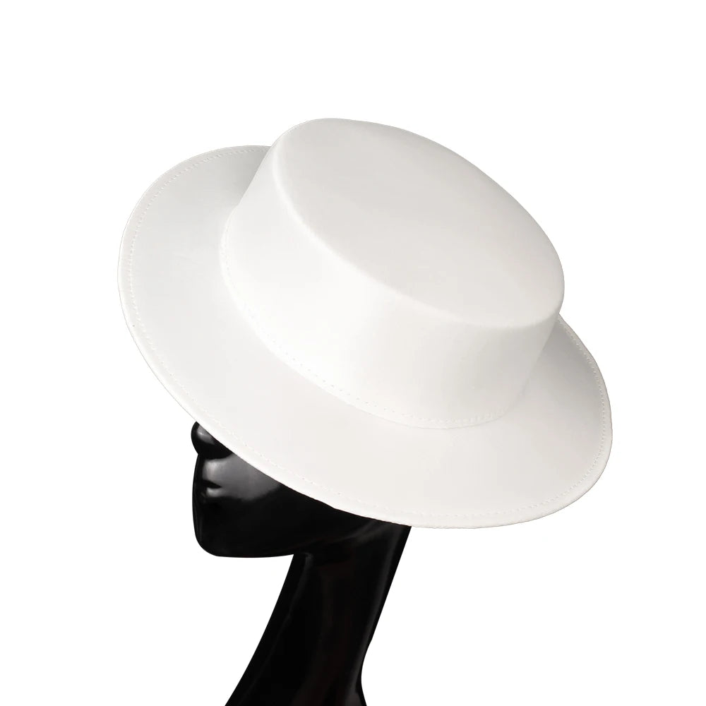 Satin Fascinator Hat Base — 31 cm