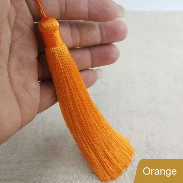 12cm Polyester Silk Tassel Fringe Trim DIY Sewing Accessories