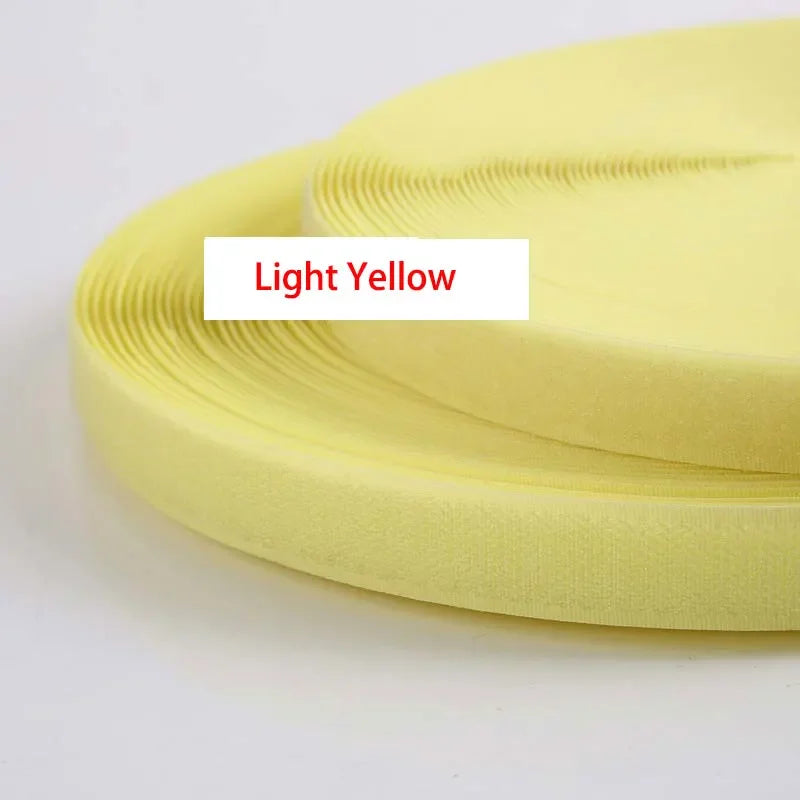 10Meters/Pair Colorful 20mm Wide Hook and Loop Fastener Tape Non-Adhesive Sewing Supplies