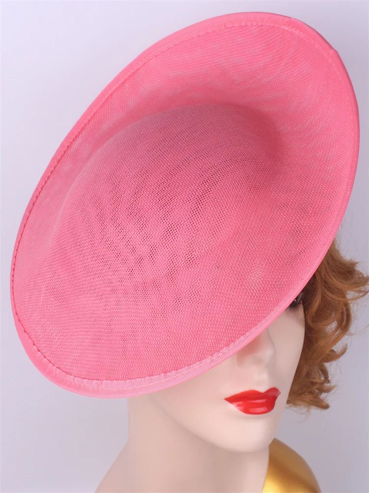 30cm Round Sinamay Fascinator Base DIY Millinery Headpiece Hat Making Blank