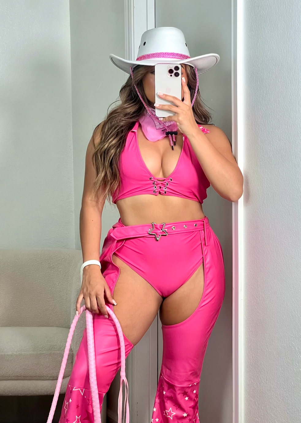 Hot Pink Cowgirl Costume