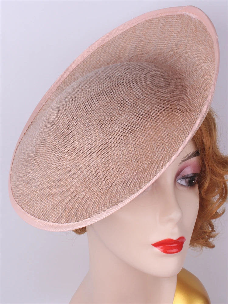 30cm Round Sinamay Fascinator Base DIY Millinery Headpiece Hat Making Blank