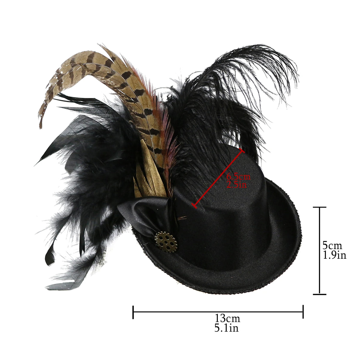 Showgirl Top Hat for Cabaret & Stage Performance