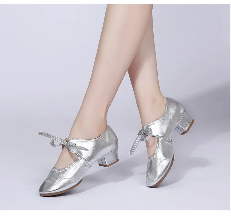The Stardust Encore Practice Oxford – Leather Latin & Jazz Dance Shoe