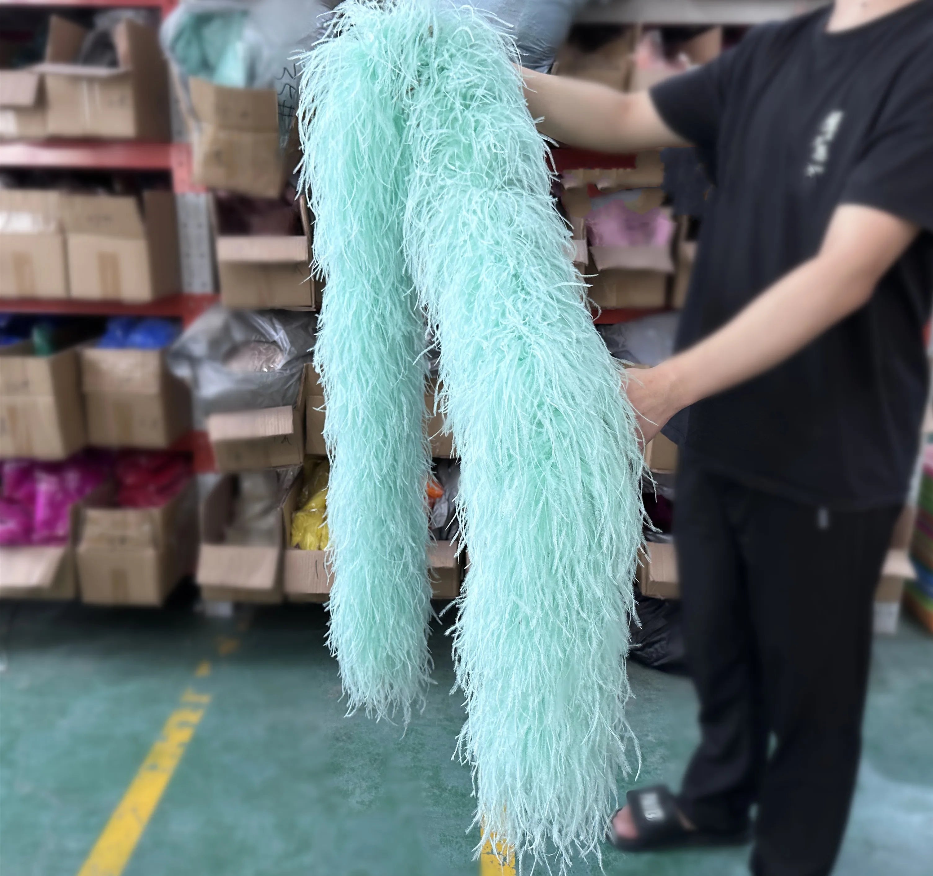 Multi-Ply Ostrich Feather Scarf Boa (2 Meters)