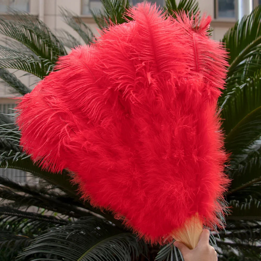 90CM Ostrich Feather Fans