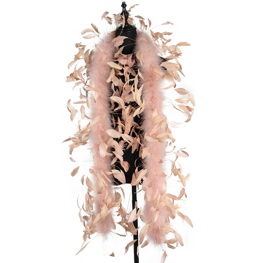Fluffy Marabou Turkey Feather Boa (50g)