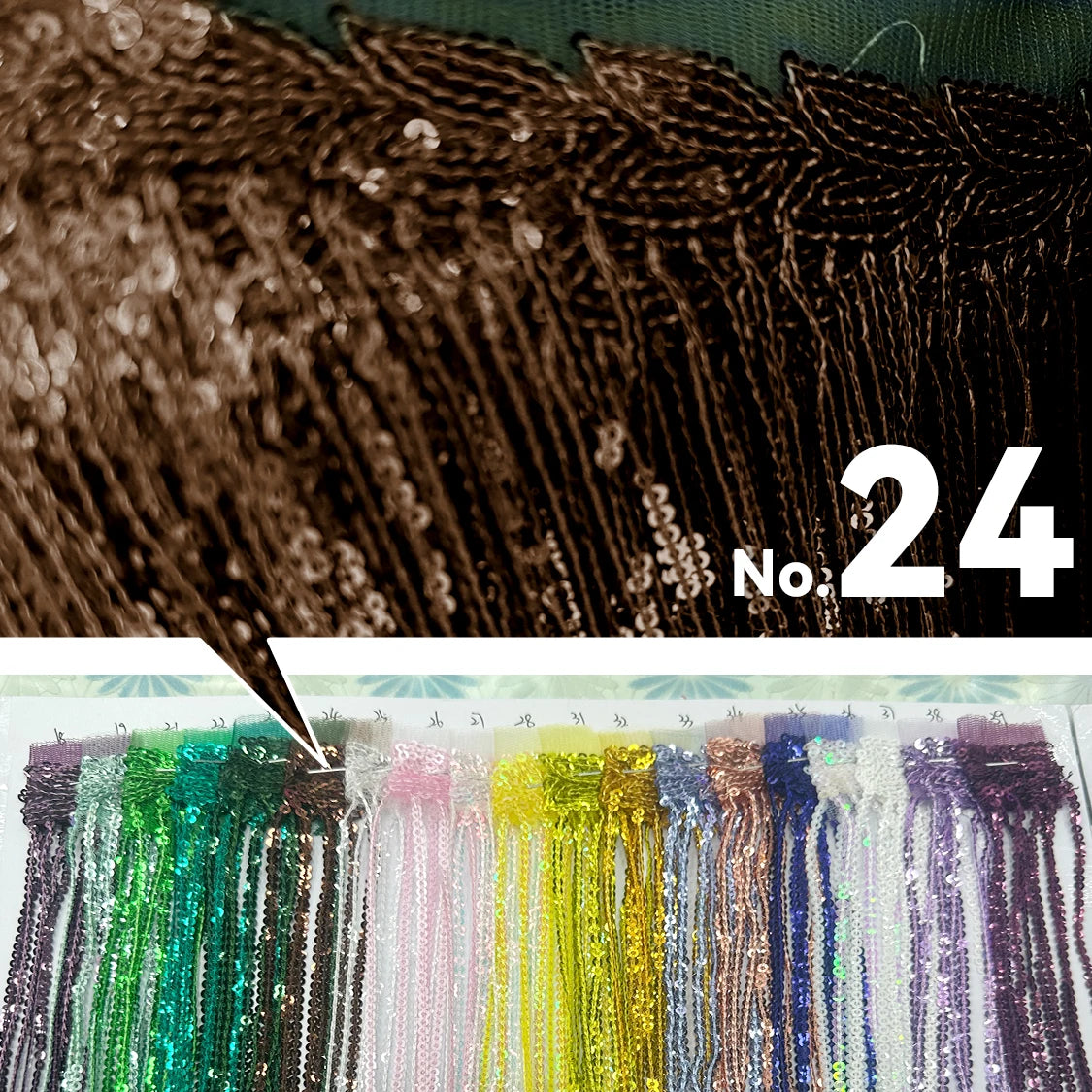 Premium Sequin Fringe Trim (20CM)