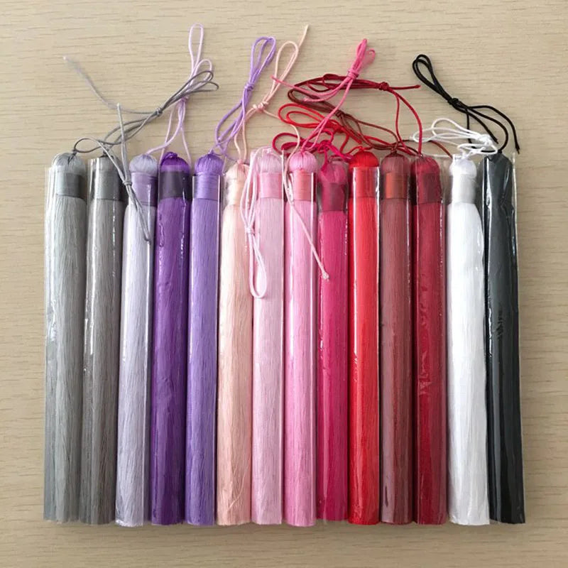 12cm Polyester Silk Tassel Fringe Trim DIY Sewing Accessories
