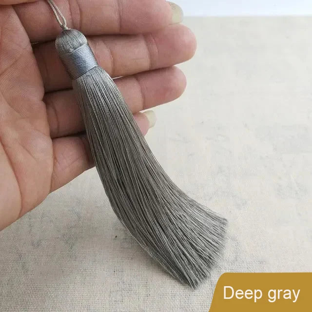 12cm Polyester Silk Tassel Fringe Trim DIY Sewing Accessories