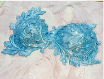 Realistic Silicone Mermaid Seashell Bra Strapless Underwater Photoshoot Costume Top