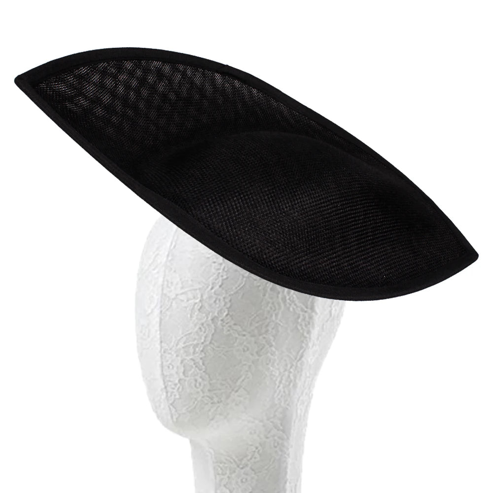 32x21cm Oval Sinamay Fascinator Base DIY Millinery Derby Hat Headpiece Mold
