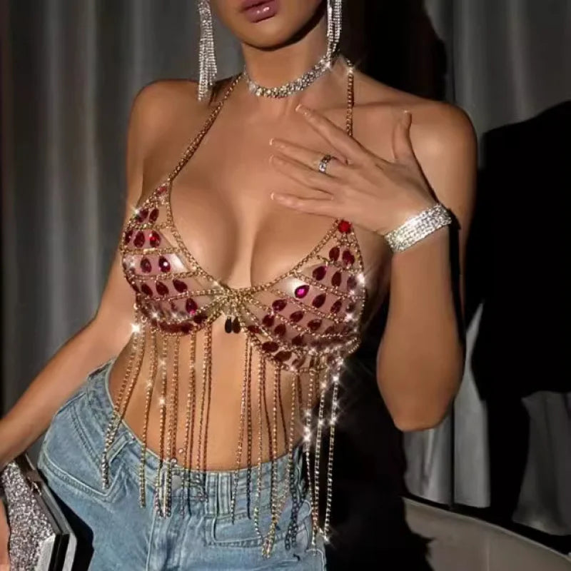 Tassel Camisole Bra Body Chain