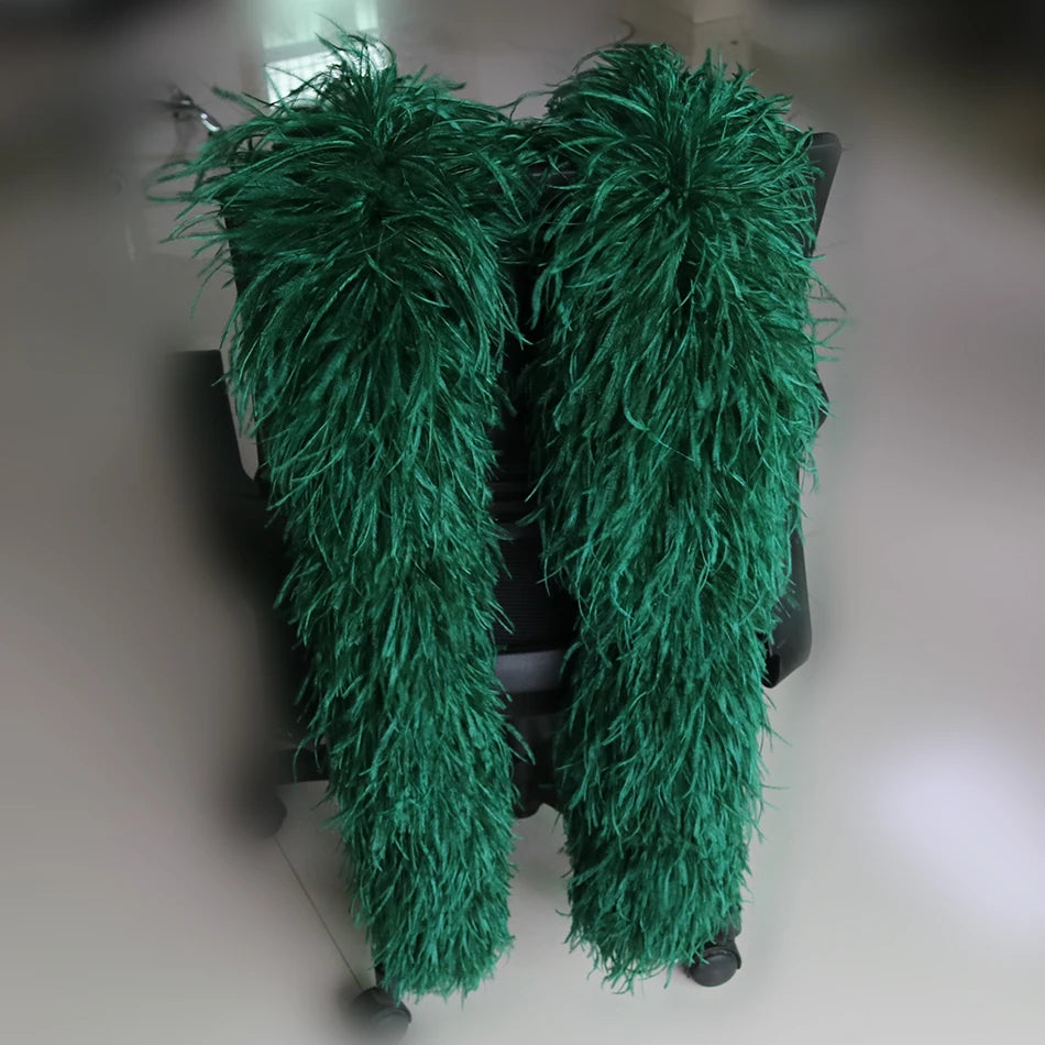 Ostrich Feather Trim Boa (1 Meter)
