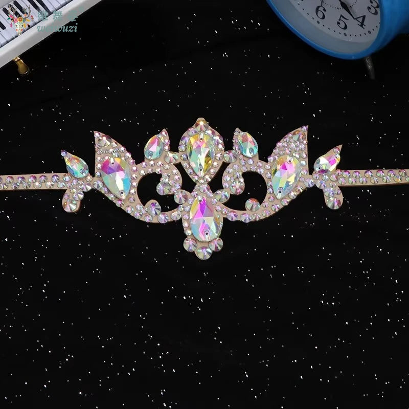 Layered Rhinestone Belly Dance Waist Belt
