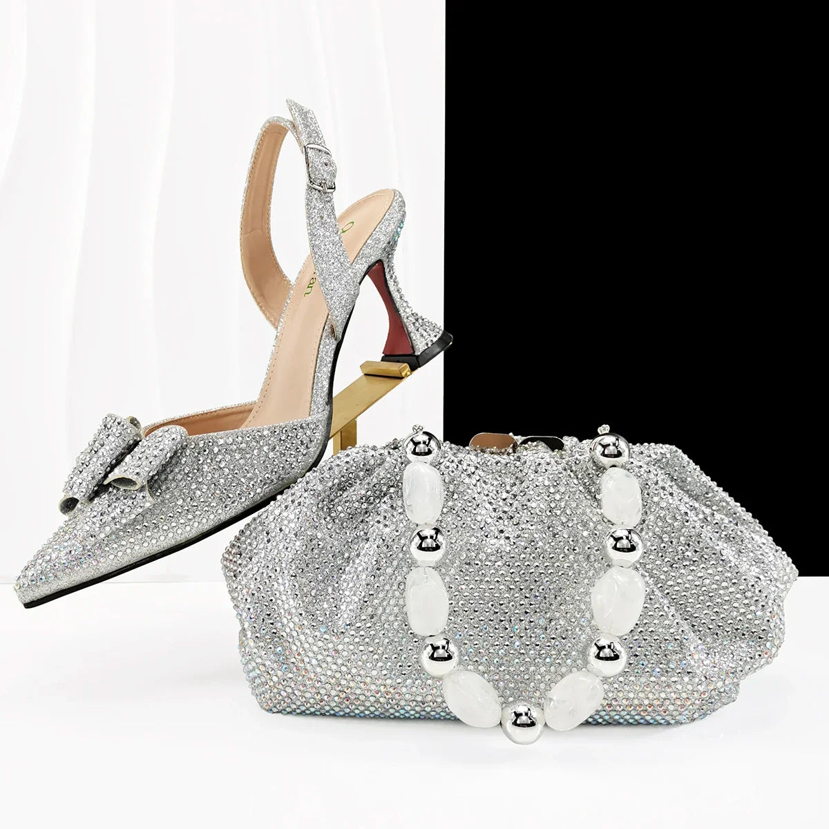 High Quality Style Ladies Shoes And Bags Set