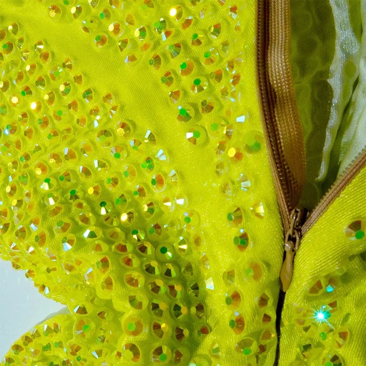 Sparkly Rhinestone Luxury Jumpsuit & Stage Performance Costume