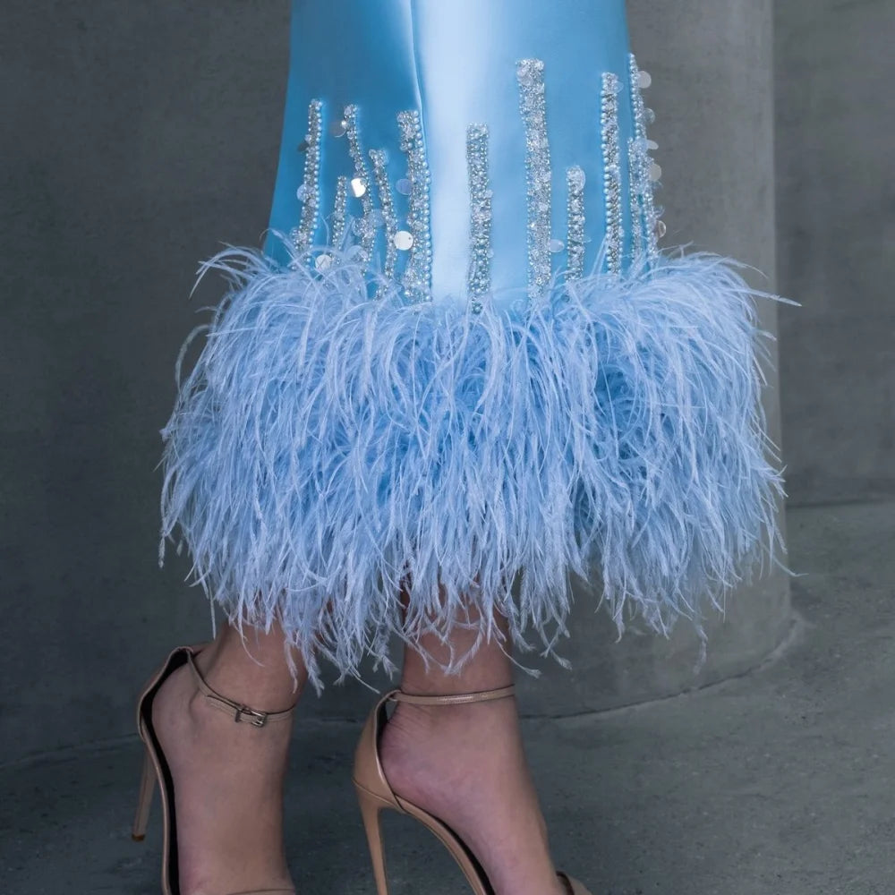 6-Ply Fluffy Ostrich Feather Scarf Boa