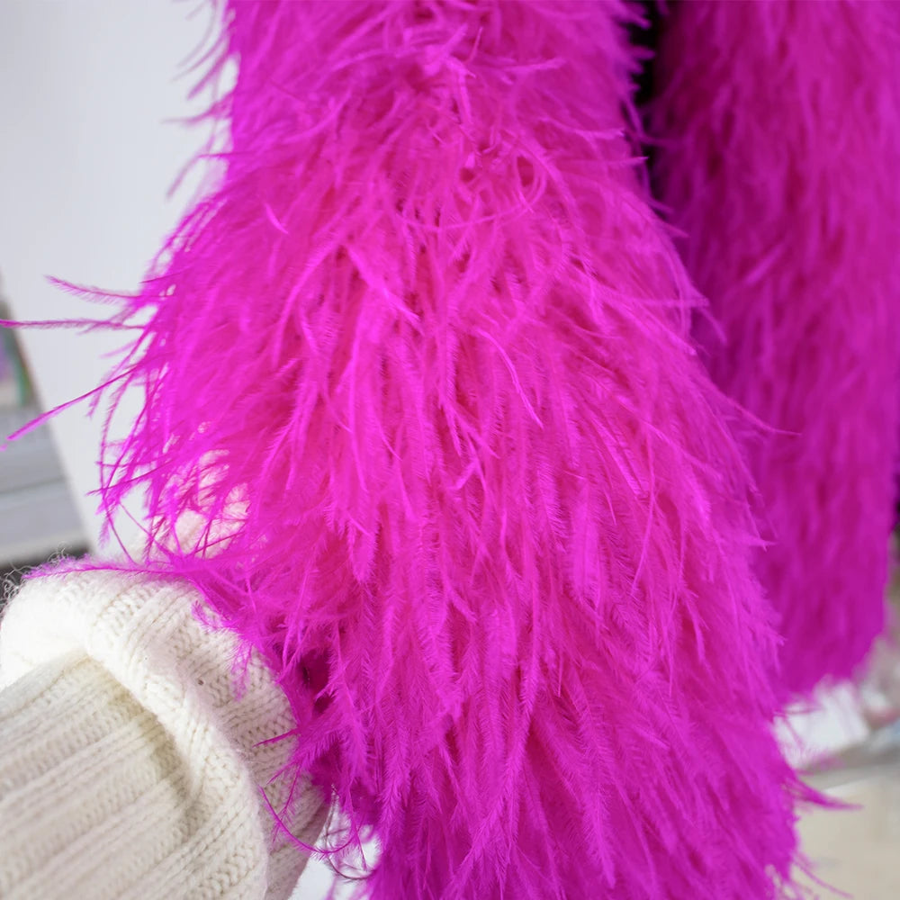Ostrich Feather Trim Boa (1 Meter)