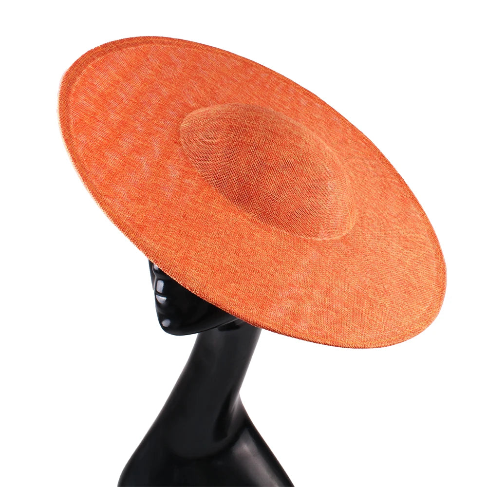 40cm Large Round Sinamay Fascinator Base DIY Millinery Derby Hat Headpiece Mold