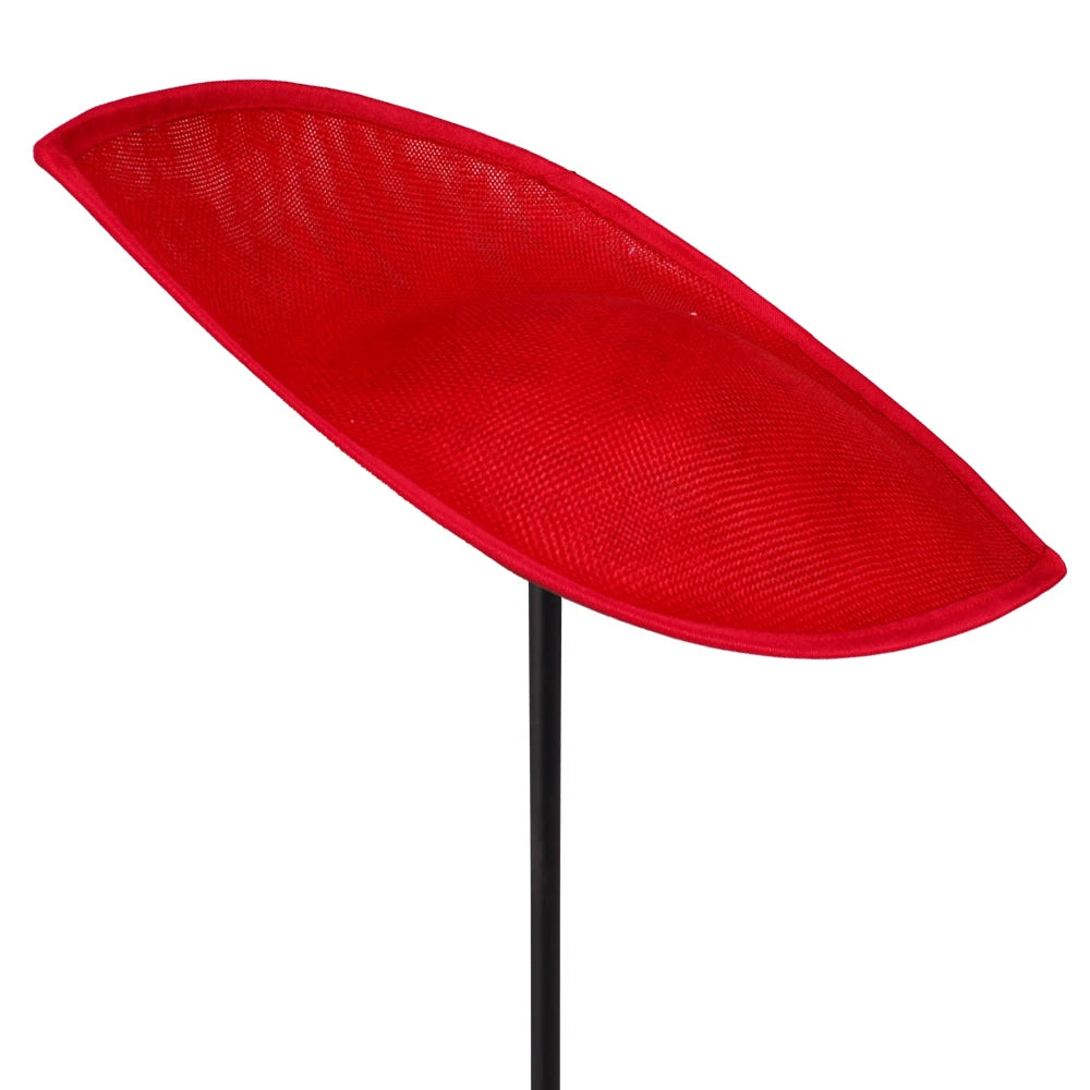 32x21cm Oval Sinamay Fascinator Base DIY Millinery Derby Hat Headpiece Mold