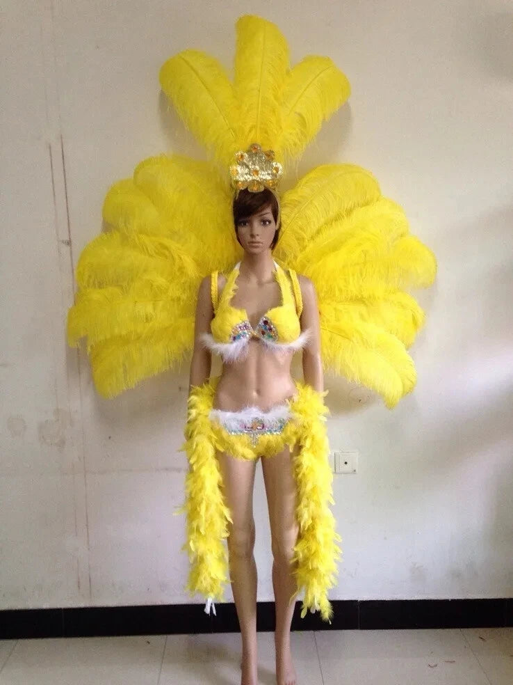 The Stardust Victoria Sovereign – Deluxe Angel Feather Wing & Headdress Stage Costume Set
