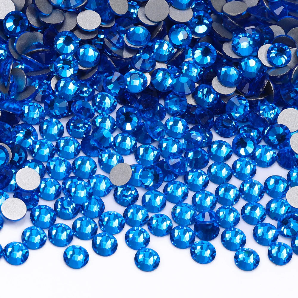 SS3-SS30 Top Quality Glass Flat-Back Rhinestones